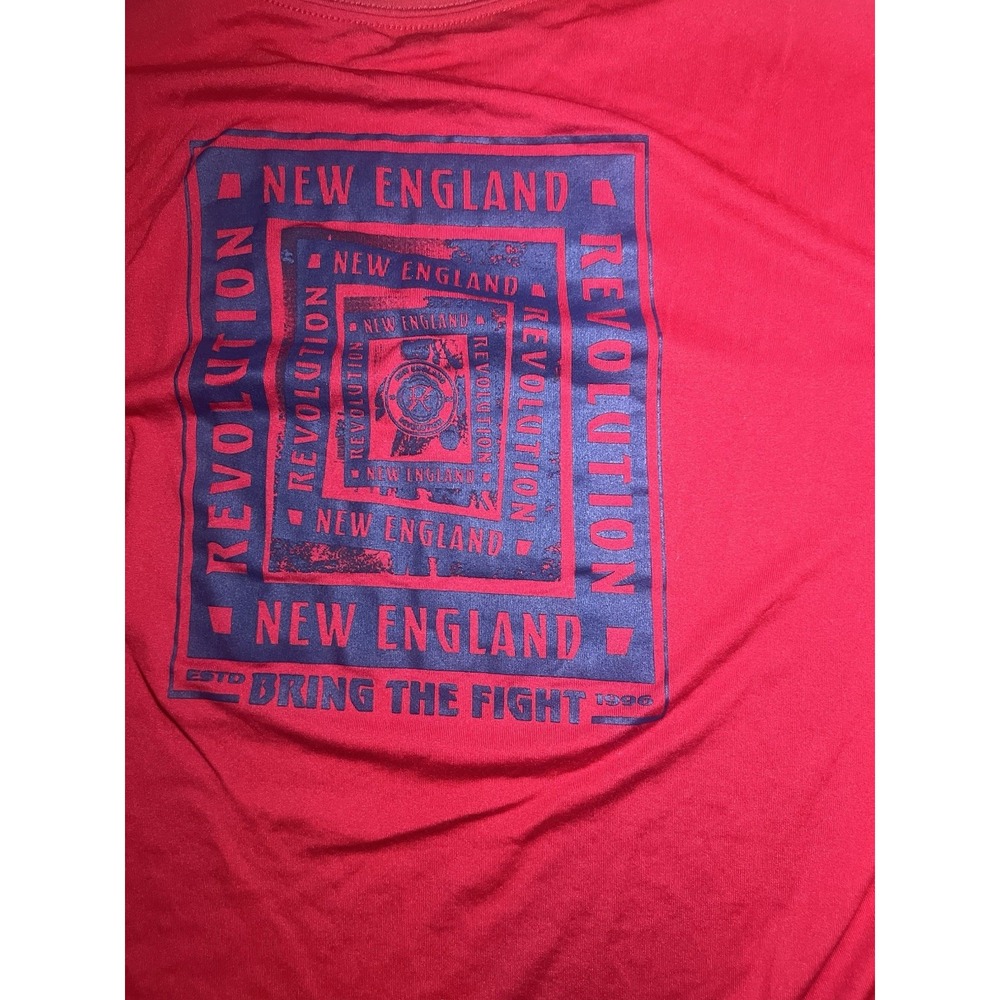 Adidas Women's Pre-Game T-Shirt, Power Red/New England Revolution 2XL - Picture 5 of 7